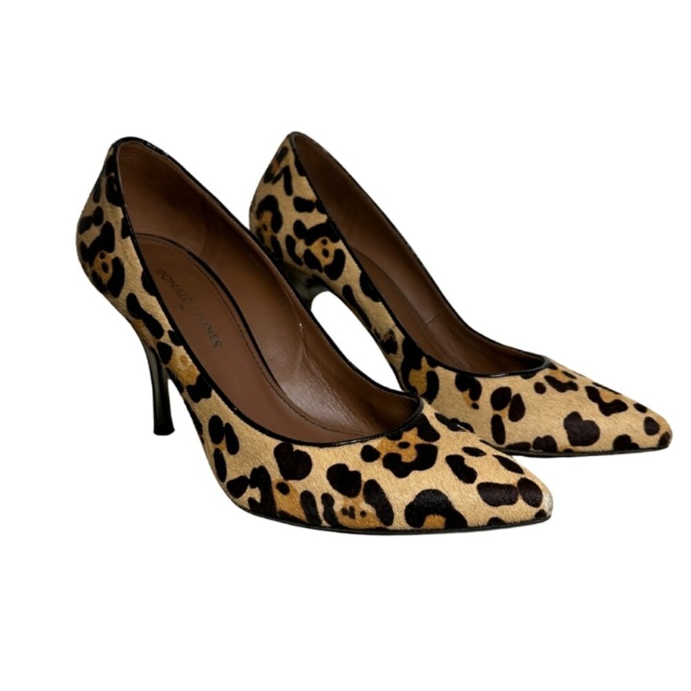Donald J Pliner Leopard Calf Hair Heels – Size 8.5